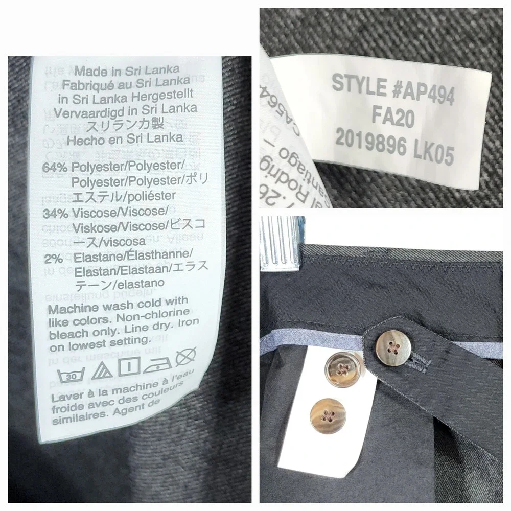J Crew Bowery Slim Fit Dress Pants 36x32 Men Gray Stretch Business Office Career